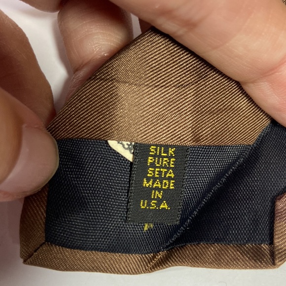 Vintage Fendi Silk Abstract Tie - Picture 6 of 9